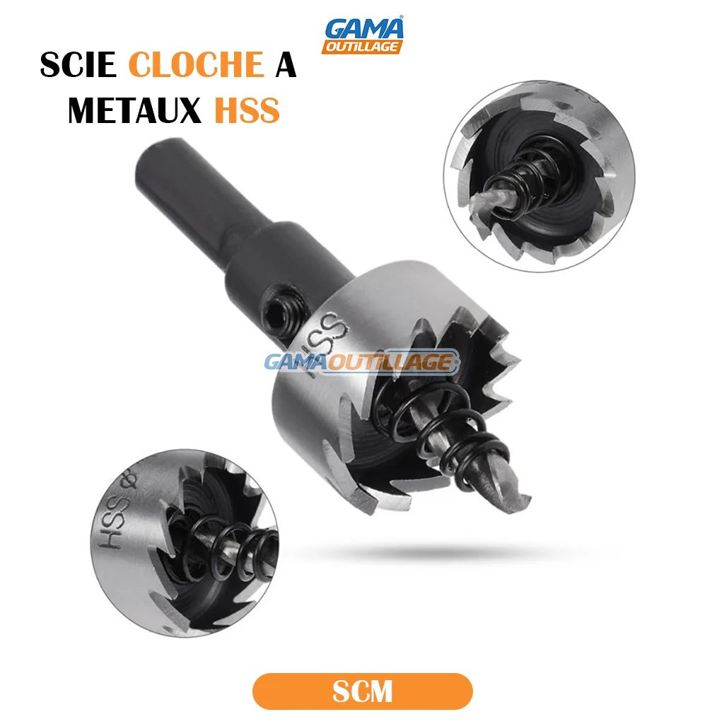 SCIE CLOCHE A METAUX HSS TA – Image 2