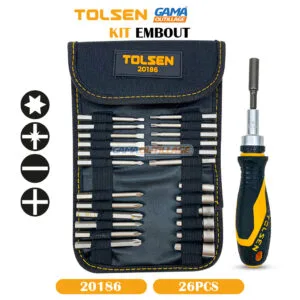 KIT EMBOUT 26PCS TOLSEN