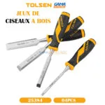 JEUX DE CISEAUX A BOIS 04PCS TOLSEN