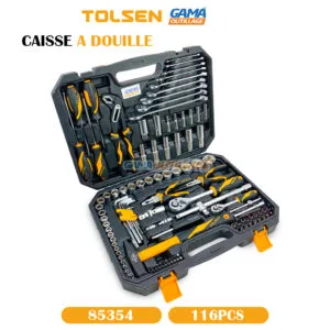 CAISSE A DOUILLE 116PCS TOLSEN
