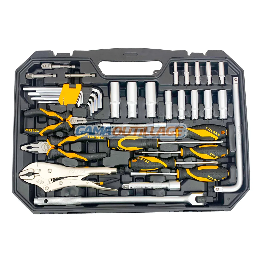 CAISSE A DOUILLE 1/2" 3/8" 1/4" 137PCS TOLSEN – Image 3