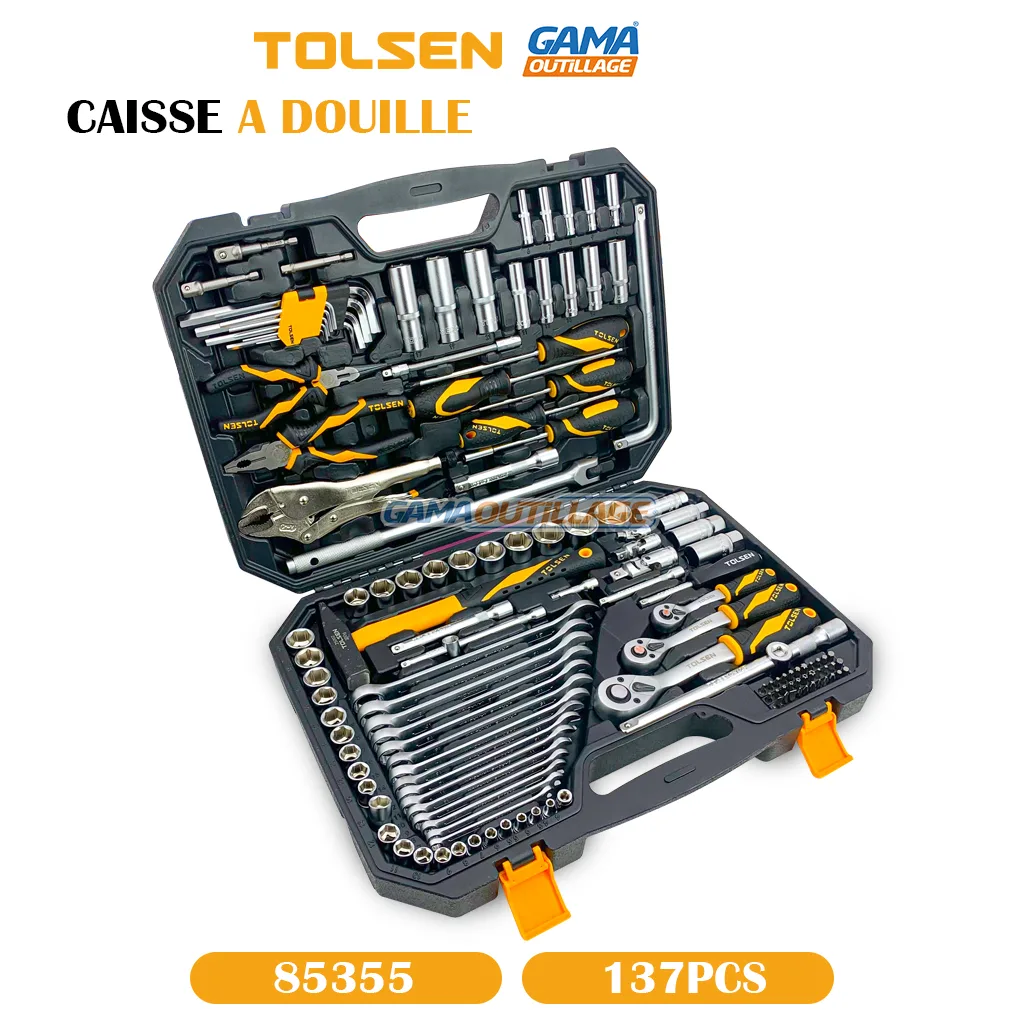 CAISSE A DOUILLE 137PCS TOLSEN