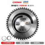DISQUE CARBURE A BOIS Ø210 48DTS CROWN