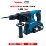 MARTEAU PERFORATEUR S/FIL 36V 26MM MAKITA