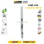 LAME SCIE SAUTEUSE METAL 75MM P=3.0 DIAGER