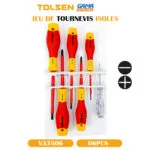 JEU DE TOURNEVIS ISOLES 06PCS TOLSEN