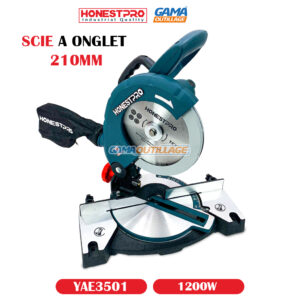 SCIE A ONGLET 210 MM 1200 W HONEST