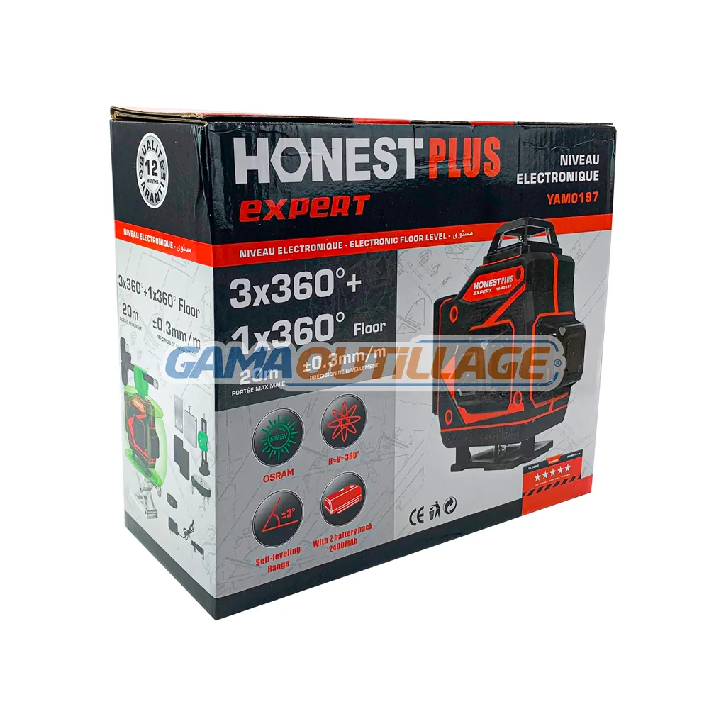NIVEAU LASER 4*360 HONEST PLUS – Image 6