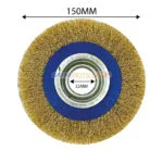 BROSSE MET TOURET 150MM JAUNE TA – Image 4
