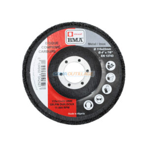 Disque finition inox Ø115 BMA GA403 | GAMA OUTILLAGE