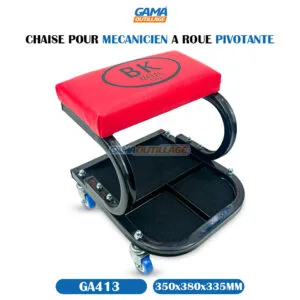 CHAISE POUR MECANICIEN A ROUE PIVOTANTE