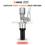 COUPLEUR POMPE A GRAISSE HAUTE PRESSION GROZ