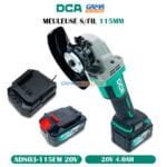 MEULEUSE S/FIL 115MM 20V 4.0AH DCA