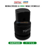 REDUCTEUR A CHOC 1" MALE 1"1/2 FEMELLE TOPTUL
