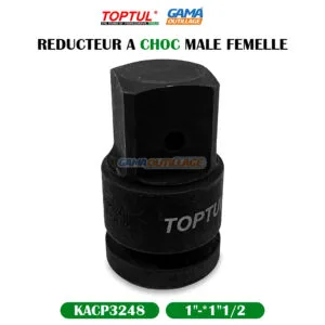 REDUCTEUR A CHOC 1" MALE 1"1/2 FEMELLE TOPTUL