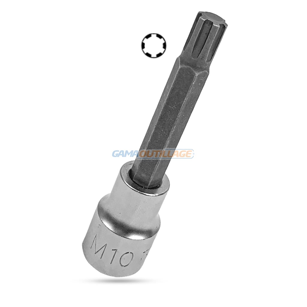 BCRA1610-GAMAOUTILLAGE-03 DOUILLE 1/2 TORX FIAT N° 10 TOPTUL