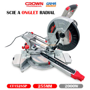 SCIE A ONGLET RADIAL 255MM 2000W CROWN