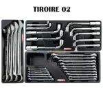 SERVANTE 07 TIROIRES 229PCS ROUGE TOPTUL – Image 5