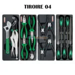 SERVANTE 07 TIROIRES 229PCS ROUGE TOPTUL – Image 7