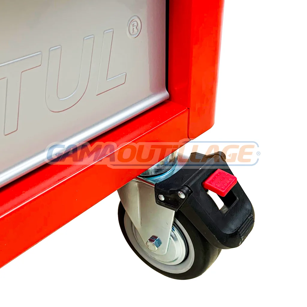 SERVANTE 07 TIROIRES 229PCS ROUGE TOPTUL – Image 9