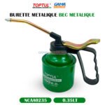 BURETTE METALIQUE 0.35LT BEC METALIQUE TOPTUL