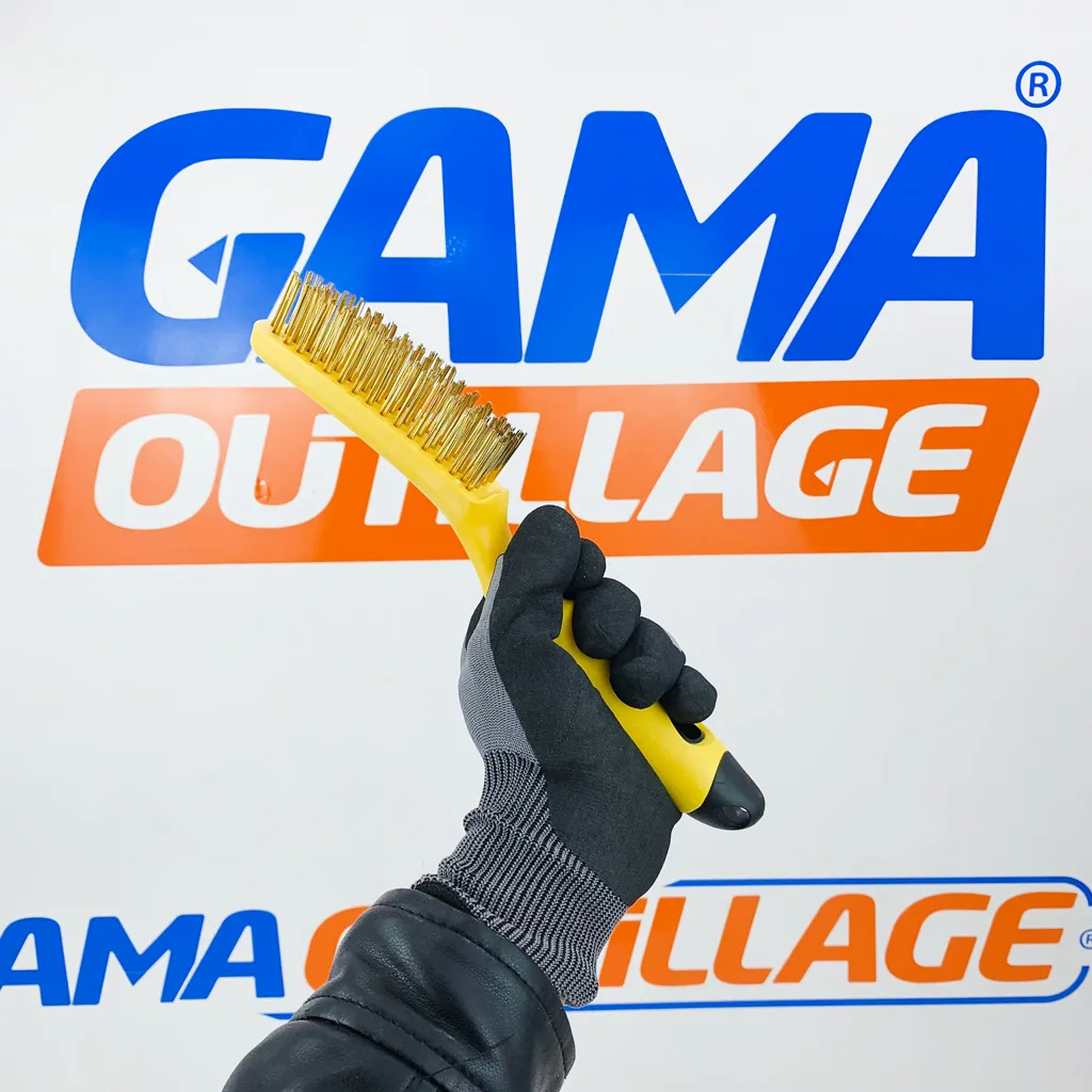 BROSSE METALIQUE LAITON TA
