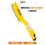 BROSSE METALIQUE LAITON TA
