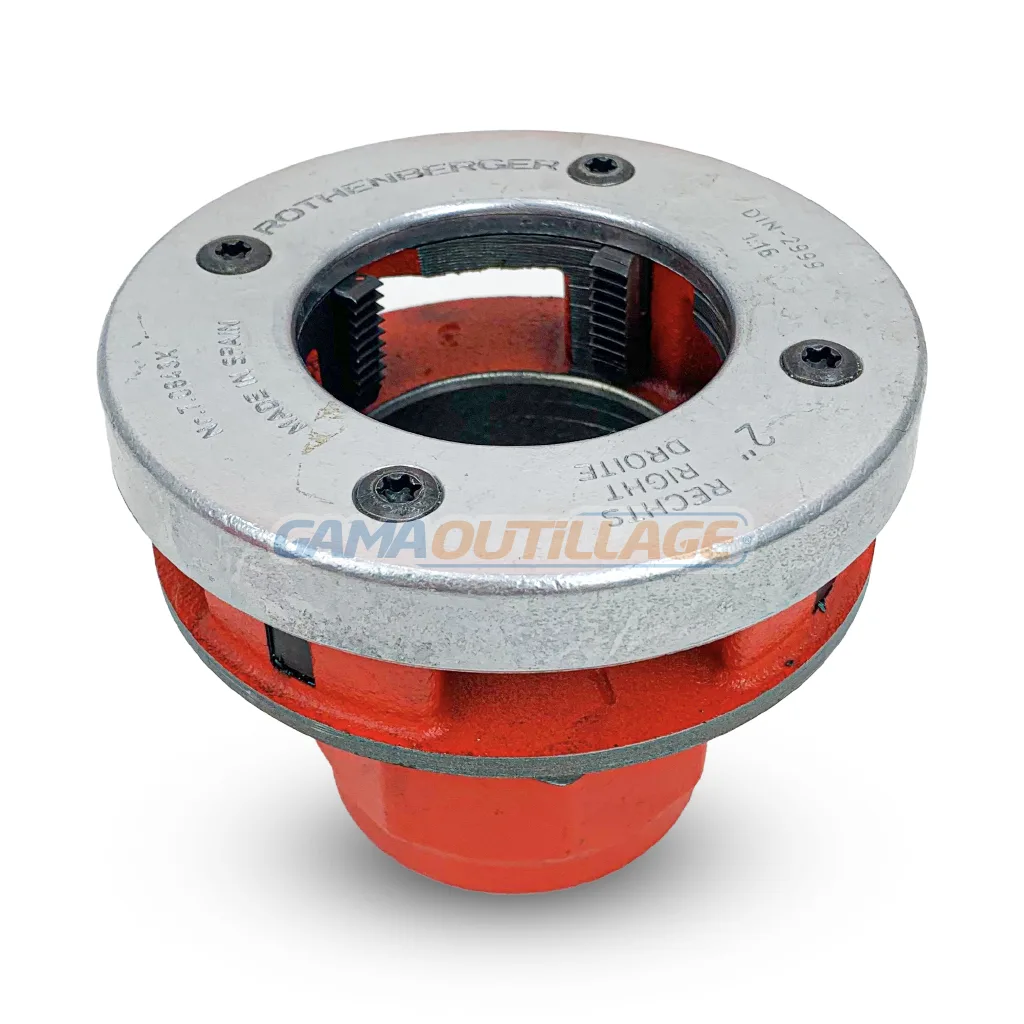 070843X-GAMAOUTILLAGE-CNC NOIX DE FILIERE 2" 50/60 ROTHENBERGER