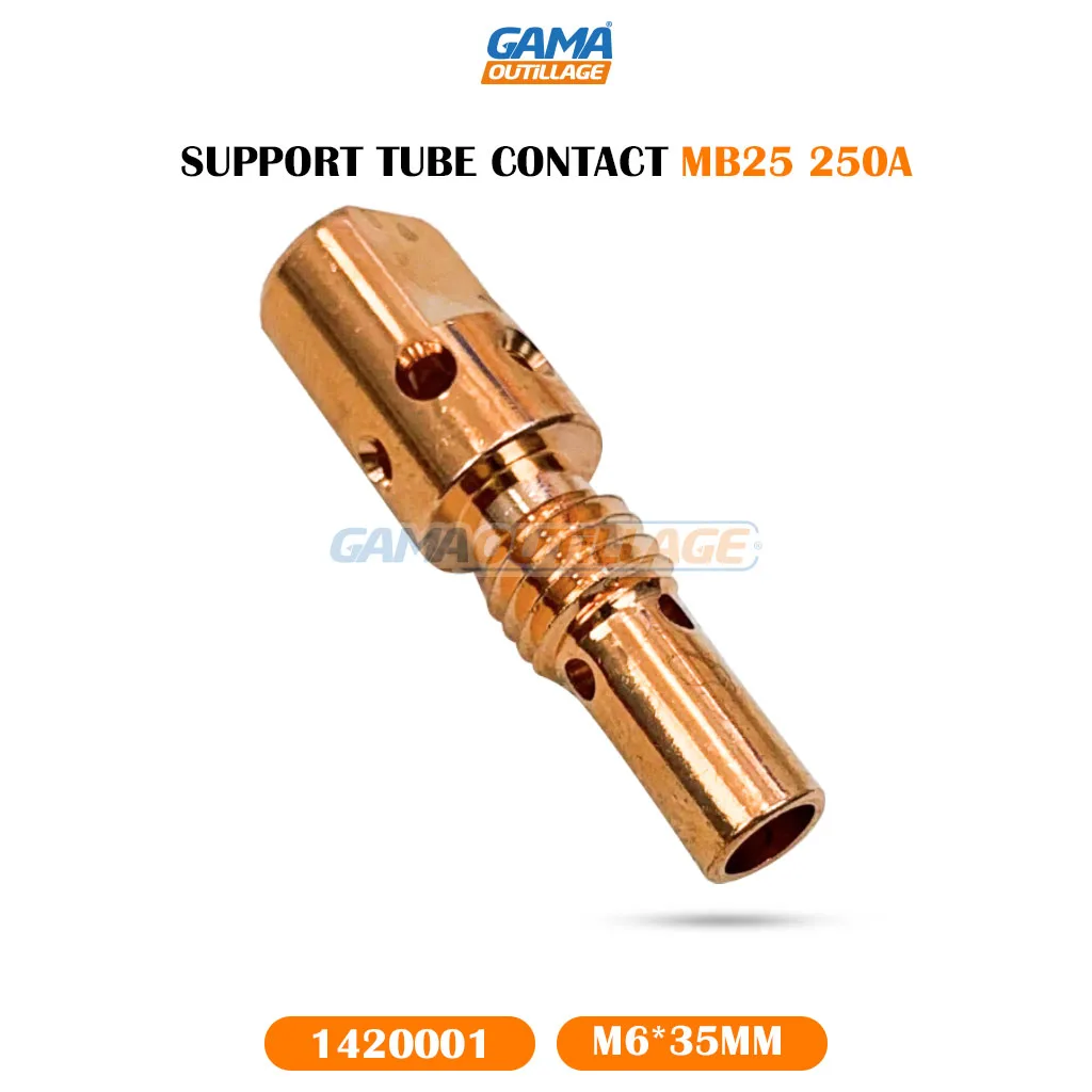 SUPPORT TUBE CONTACT M6*35MM MB25 250A SKY – Image 2