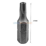 EMBOUT TORX 1/4 T20 TROUE 25MM AKRAFT