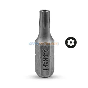 EMBOUT TORX 1/4 T20 TROUE 25MM AKRAFT