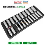 JEUX DOUILLE LONGUE 22PCS TOPTUL – Image 4