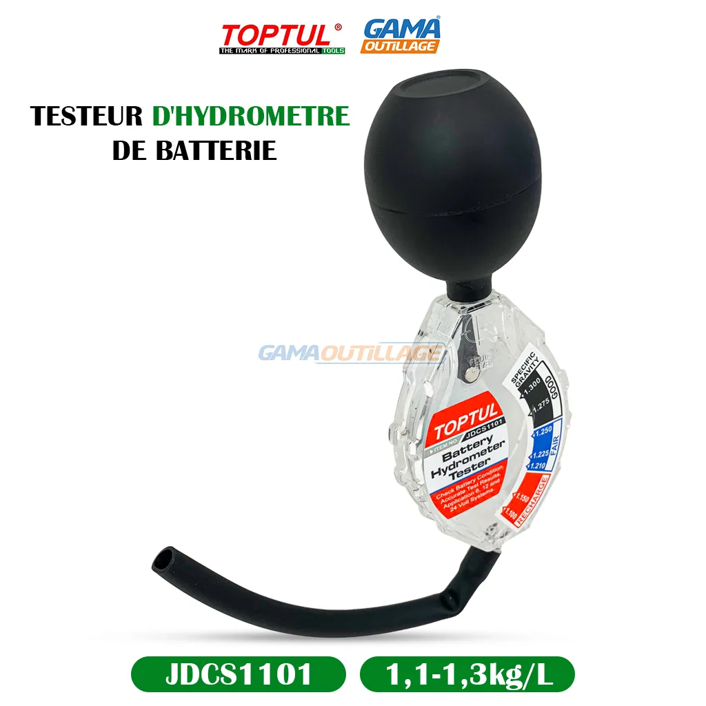 TESTEUR D'HYDROMETRE DE BATTERIE TOPTUL – Image 3