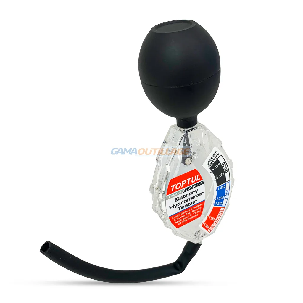 JDCS1101-GAMAOUTILLAGE-CNC TESTEUR D'HYDROMETRE DE BATTERIE TOPTUL