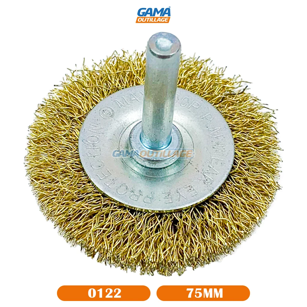 BROSSE METALLIQUE PERCEUSE PLAT 75MM TA – Image 6