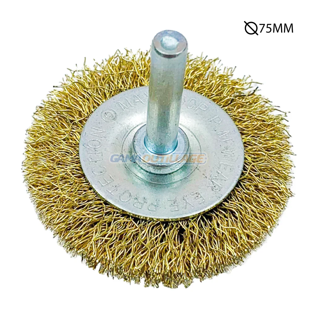 BROSSE METALLIQUE PERCEUSE PLAT 75MM TA – Image 2