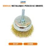 BROSSE METALLIQUE PERCEUSE DROITE 50MM TA