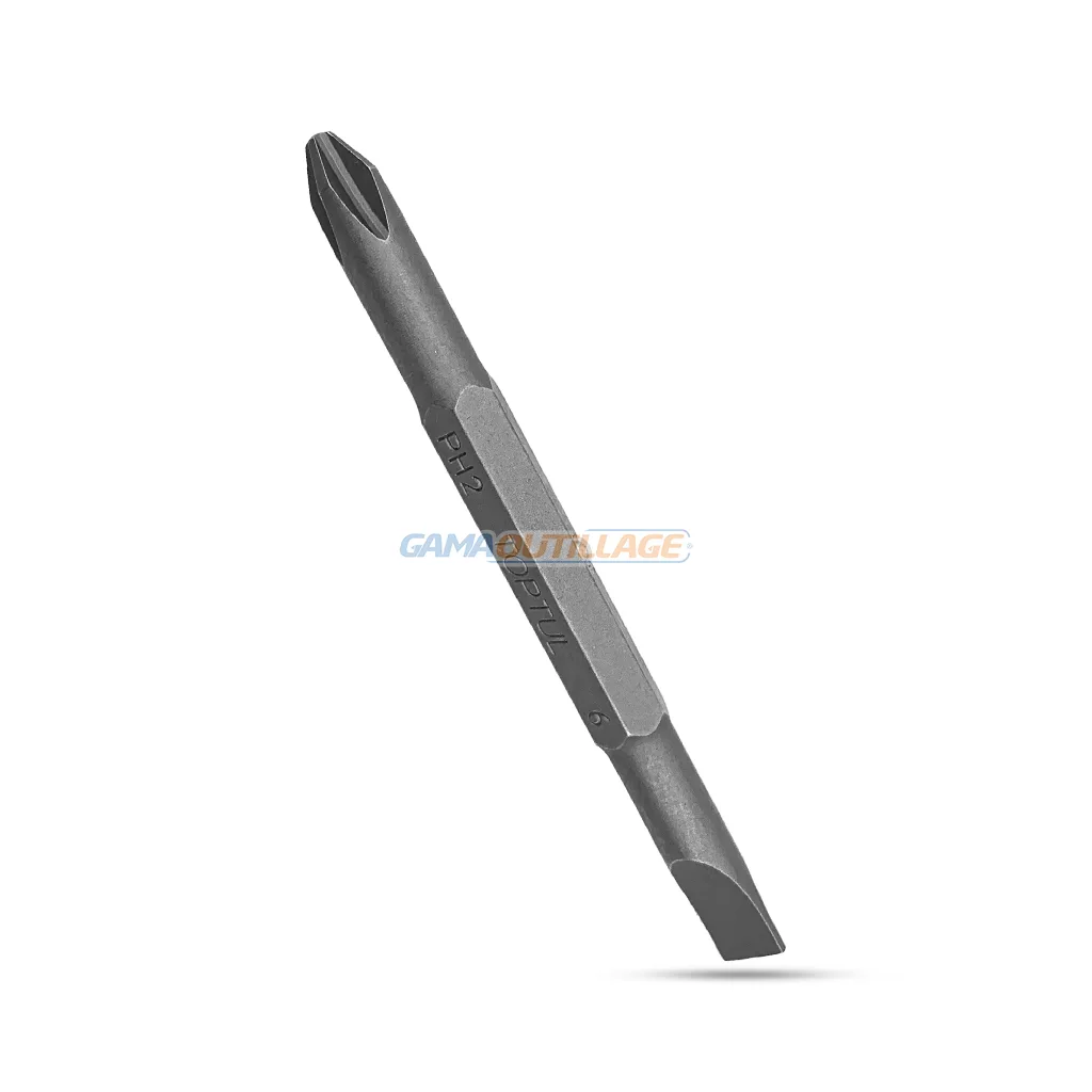 EMBOUT CRUCIFORME ET PLAT 1/4 TOPTUL