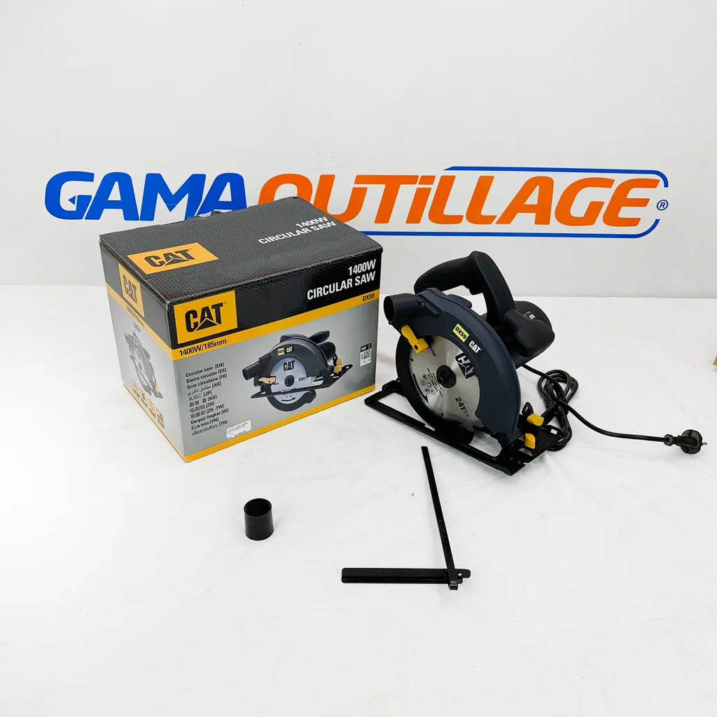 SCIE CIRCULAIRE 185MM 1400W CATERPILLAR – Image 8