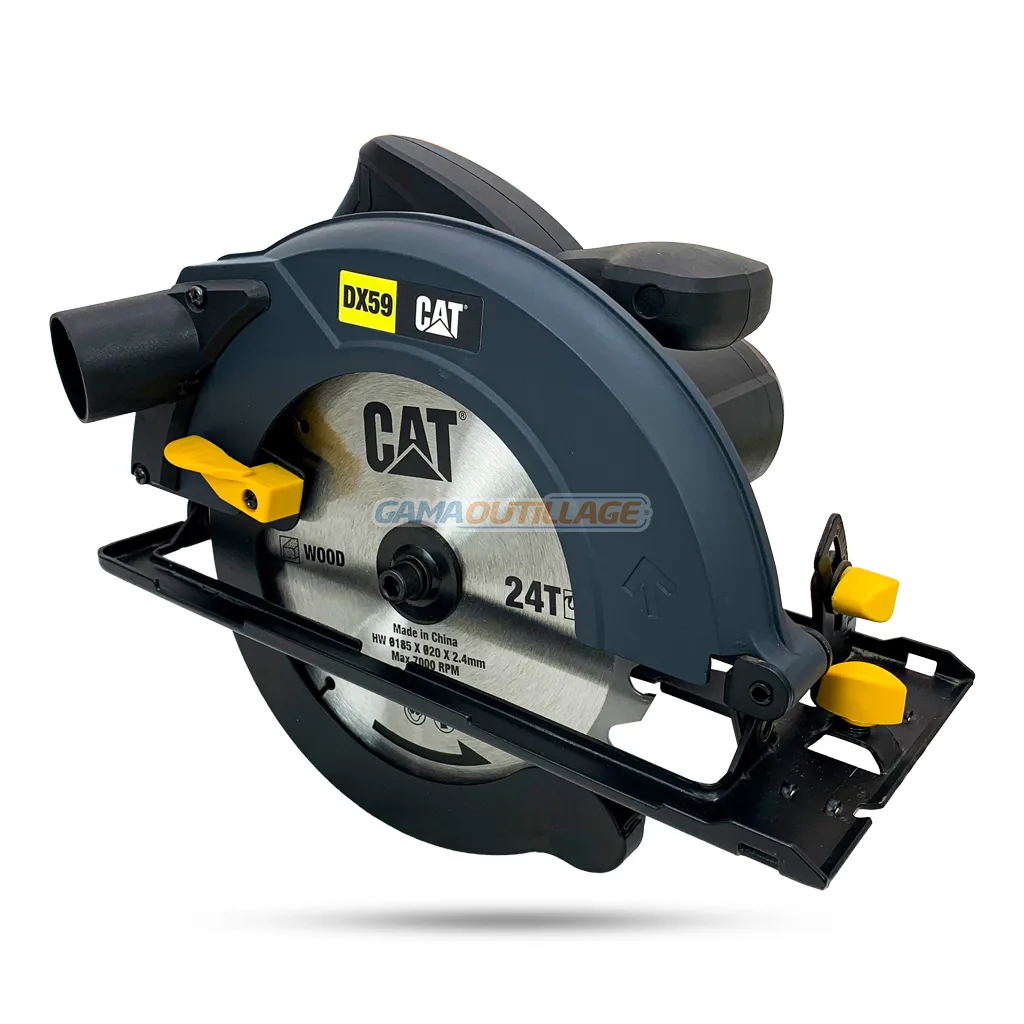SCIE CIRCULAIRE 185MM 1400W CATERPILLAR – Image 1