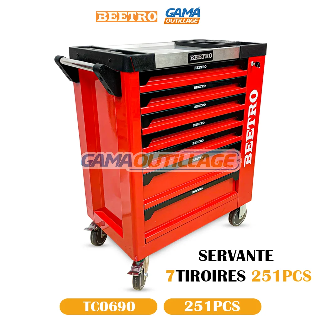 SERVANTE 7TIROIRES 251PCS BEETRO – Image 21