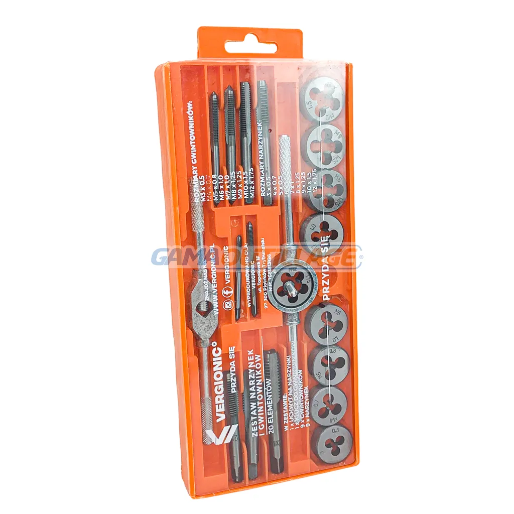 COFFRET TARAUD ET FILIERE M3-M12 20PCS TA – Image 8