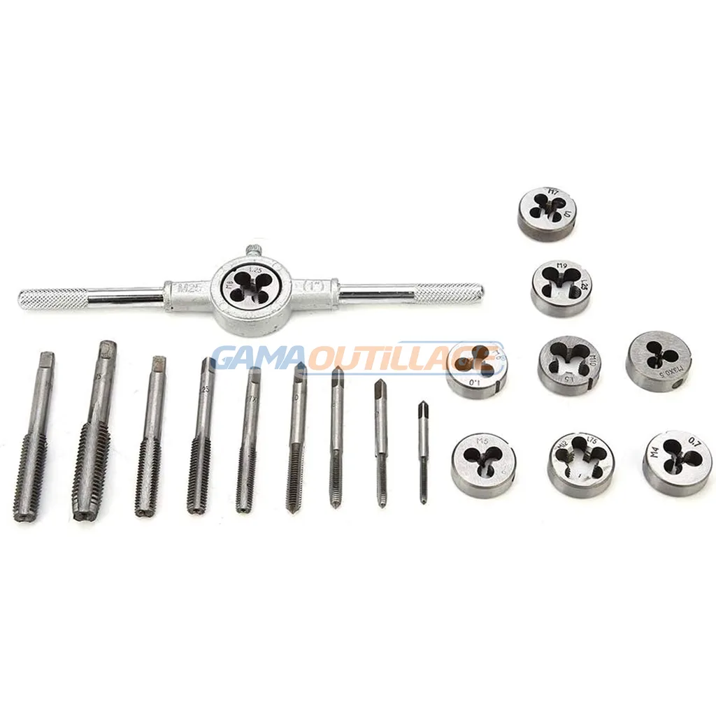 COFFRET TARAUD ET FILIERE M3-M12 20PCS TA – Image 6