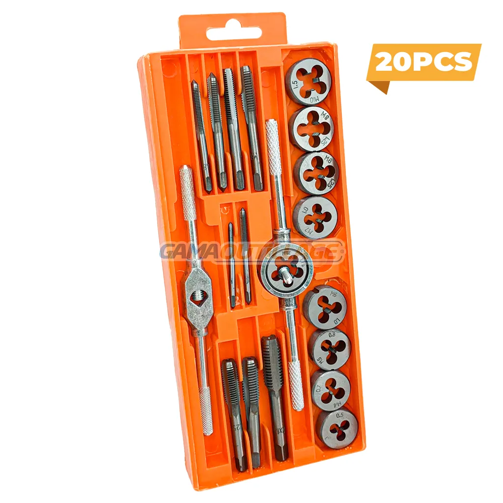 COFFRET TARAUD ET FILIERE M3-M12 20PCS TA – Image 1