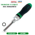 TOURNEVIS A CLIQUET AVEC RANGEMENT 02PCS TOPTUL – Image 6