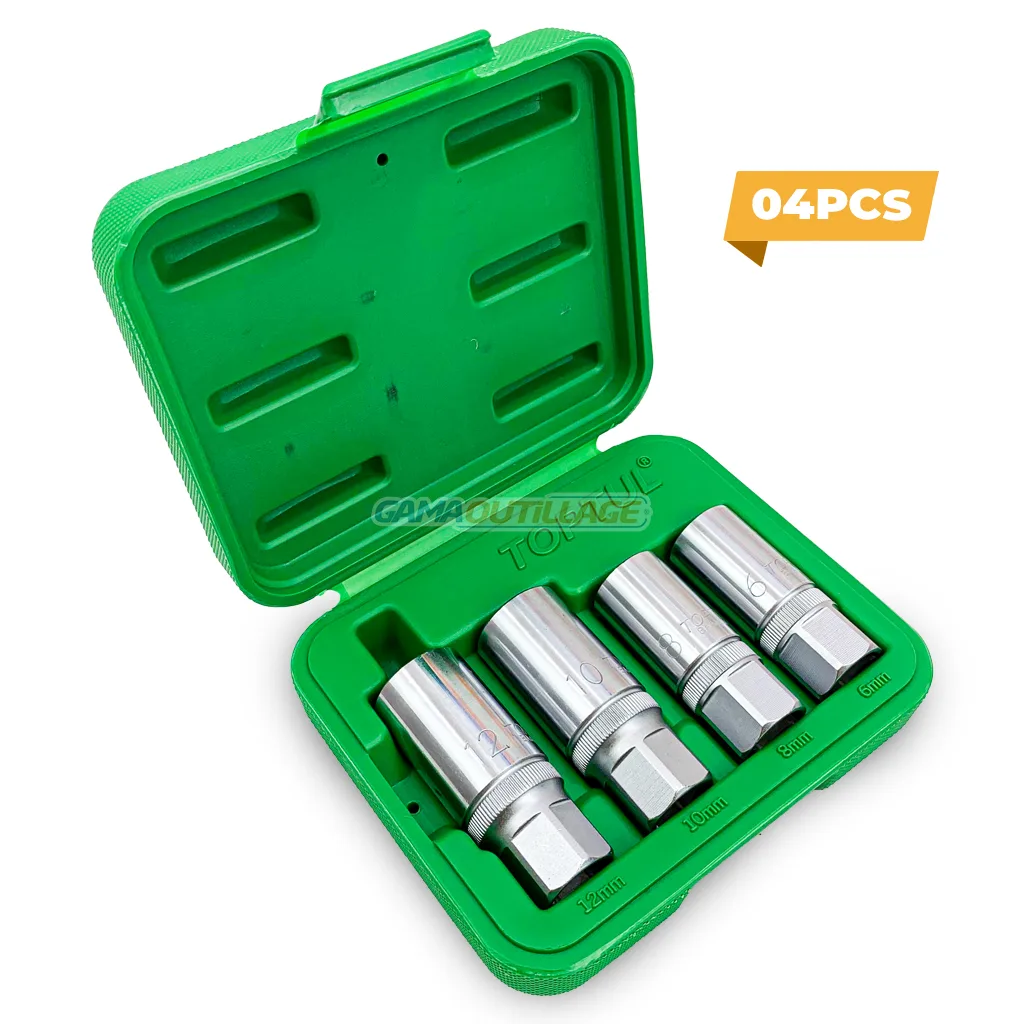 JEUX DOUILLE EXTRACTEUR DE GOUJON 04PCS TOPTUL – Image 1