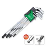 JEUX CLE ALLEN 09PCS SPHERIQUE LONG TOPTUL – Image 5