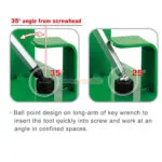 JEUX CLE ALLEN 09PCS SPHERIQUE LONG TOPTUL – Image 4