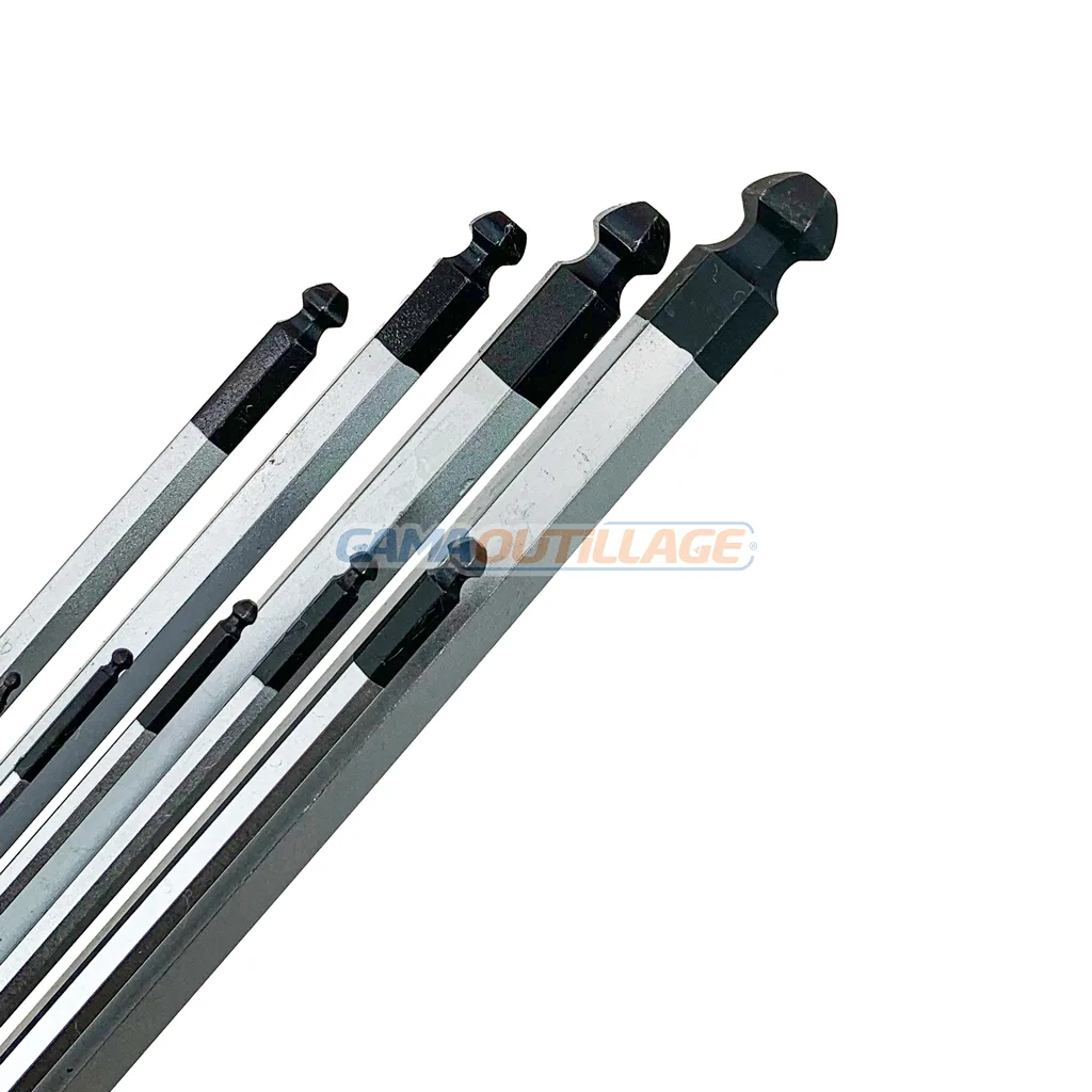 JEUX CLE ALLEN 09PCS SPHERIQUE LONG TOPTUL – Image 3