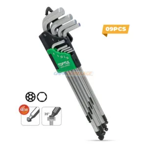 JEUX CLE ALLEN 09PCS SPHERIQUE LONG TOPTUL